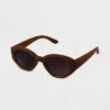 Women's Plastic Oval Sunglasses - A New Day™ Brown 2 Women's Plastic Oval Sunglasses - A New Day™ Brown -women fashion GUEST c281acfc 4120 47c2 93cd 25df0750834c