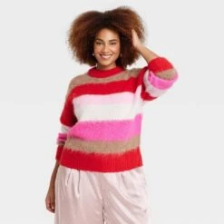 Women's Crewneck Brushed Pullover Sweater - A New Day™ -women fashion GUEST c3f08179 660e 4741 8ea8 c202bb3fc10d