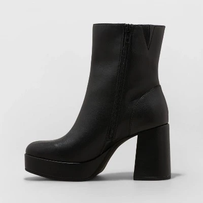 Women's Blythe Platform Boots - A New Day™ Black 3 Women's Blythe Platform Boots - A New Day™ Black