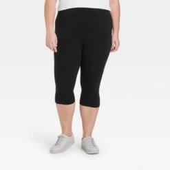 Women's High-Waist Cotton Blend Seamless Capri Leggings - A New Day™ 9 Women's High-Waist Cotton Blend Seamless Capri Leggings - A New Day™ -women fashion GUEST c4f72fef aca8 4777 8b7a 128812b1a34f