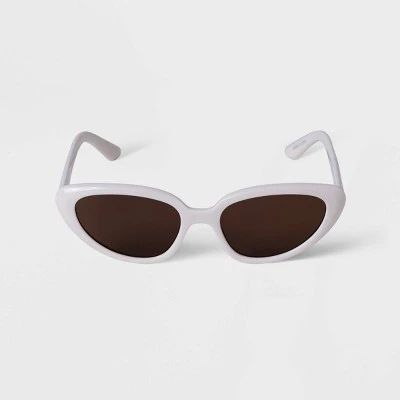 Women's Plastic Round Cateye Sunglasses - A New Day™ 4 Women's Plastic Round Cateye Sunglasses - A New Day™ - Image 2