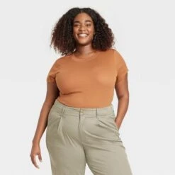 Women's Ribbed T-Shirt Bodysuit - A New Day™ -women fashion GUEST cbe5f7cf 6ff7 4aac a95c 4f039b14d4ca