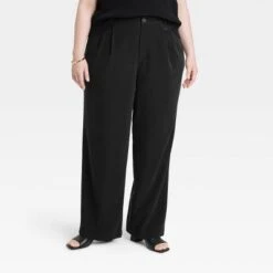 Women's High-Rise Relaxed Fit Full Length Baggy Wide Leg Trousers - A New Day™ 12 Women's High-Rise Relaxed Fit Full Length Baggy Wide Leg Trousers - A New Day™ -women fashion GUEST d3a1c81d 9228 49b1 9990 99f55814bd88