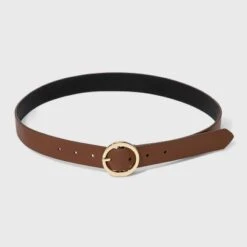 Women's Oval Tapered Center Bar Reversible Belt - A New Day™ Cognac/Black 7 Women's Oval Tapered Center Bar Reversible Belt - A New Day™ Cognac/Black -women fashion GUEST d47bd81b 33e1 4f0e 826c 04d46f8bb529