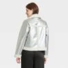 Women's Metallic Shearling Moto Jacket - A New Day™ 2 Women's Metallic Shearling Moto Jacket - A New Day™ -women fashion GUEST dc40a64a 0122 4a15 9ee4 b1011bc685ec