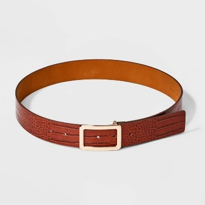 Women's Square Buckle Belt - A New Day™ 3 Women's Square Buckle Belt - A New Day™