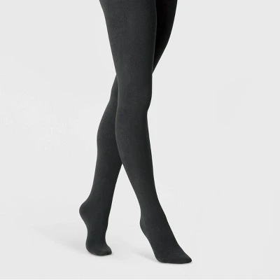 Women's Flat Knit Fleece Lined Tights - A New Day™ 4 Women's Flat Knit Fleece Lined Tights - A New Day™ - Image 2