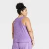 Women's Plus Size Terry Tank Top - A New Day™ Purple 2X 2 Women's Plus Size Terry Tank Top - A New Day™ Purple 2X -women fashion GUEST e9d0761a 485c 40cb b5f2 bd18b5f46231