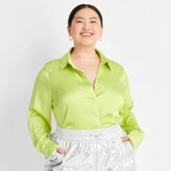 Women's Long Sleeve Button-Front Shirt - A New Day™ 21 Women's Long Sleeve Button-Front Shirt - A New Day™ -women fashion GUEST e9f15170 5b71 4d07 85d4 ba5a5dcd18c6