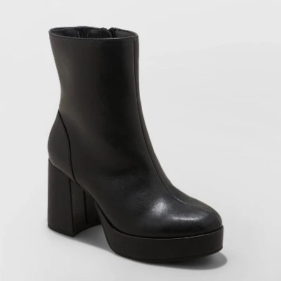 Women's Blythe Platform Boots - A New Day™ Black 5 Women's Blythe Platform Boots - A New Day™ Black - Image 3
