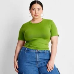 Women's Seamless Jersey T-Shirt - A New Day™ 17 Women's Seamless Jersey T-Shirt - A New Day™ -women fashion GUEST eed6cd2a 8084 439b bb34 c7f23a8900ec