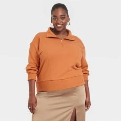 Women's Quarter Zip Sweatshirt - A New Day™ 20 Women's Quarter Zip Sweatshirt - A New Day™ -women fashion GUEST f47ba115 171b 4269 8c39 19892211f27b