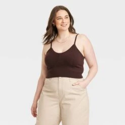 Women's V-Neck Bralette Sweater - A New Day™ -women fashion GUEST f4ad92bc 8289 468d 9861 a7d595740fa5