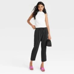 Women's High-Rise Tapered Fluid Ankle Pull-On Pants - A New Day™ 8 Women's High-Rise Tapered Fluid Ankle Pull-On Pants - A New Day™ -women fashion GUEST fc630fc4 cb09 4e1e 90df 7e16cc8c0264